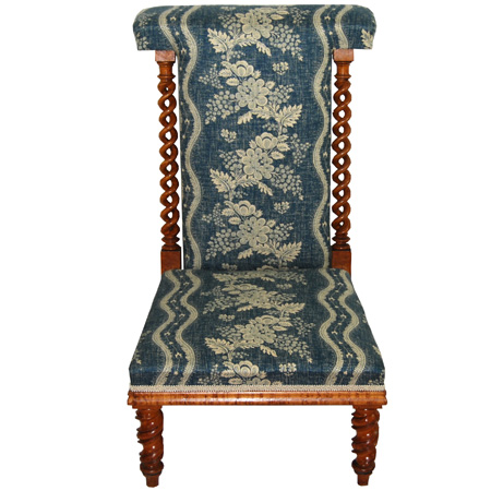 Victorian maple prie dieu or prayer chair by R Morrell - The Sitting Place