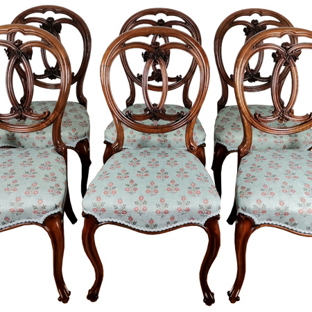 Set of dining chairs by WHA Roebuck - The Sitting Place