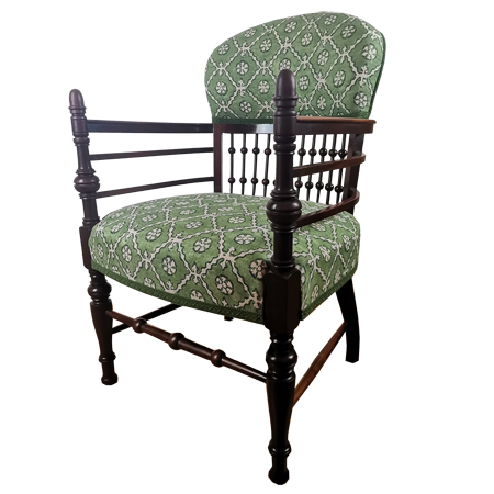 Arts & Crafts upholstered tub chair or desk chair- The Sitting Place